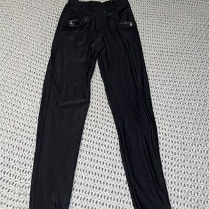 Black dressy leggings.